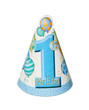 1st birthday party hat isolated on white background