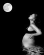 Pregnant Moon Goddess