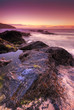 Sunset by the ocean