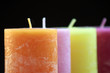 fila di candele colorate 6