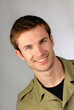 portrait of  young, cheerful, nice businessman