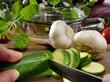 Zucchini schneiden