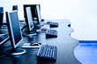 modern computers in IT office