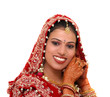 indian bride wearing jewellery