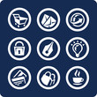 Website and Internet vector icons (set 2, part 2)