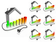 Maison avec niveaux énergétiques Maison avec niveaux énergétiques