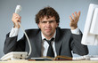 Angry businessman
