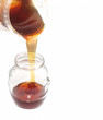honey on a white background