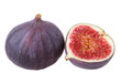 Fresh figs isolated on white background