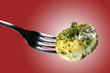 Pasta on fork Pasta on fork