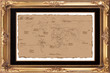 The World Map Framed