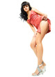 gorgeous brunette posing, space for copy gorgeous brunette posing, space for copy
