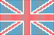 dotted flag of United Kingdom