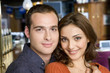 A portrait of a young couple