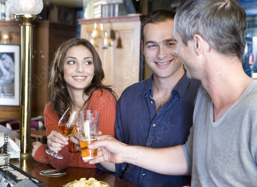 Photo: Attractive people at a bar Attractive people at a bar