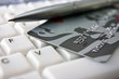 Photo en ligne au meilleur prix Tarjeta de cr�dito sobre un teclado