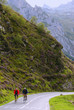 Cyclistes en montagne