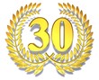 30 laurel wreath