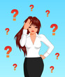 Businesswoman Thinking