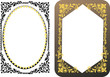 two vertical frames
