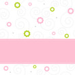 Floral greeting card