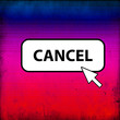 web button - cancel
