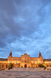 Plaza De Espana at night, Seville