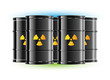 radiation sign barrel