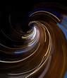 Abstract lights composition based on night city lights