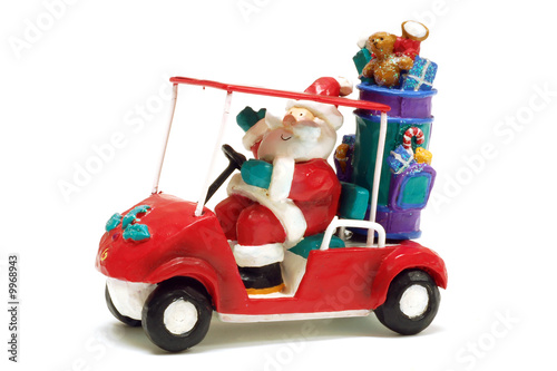 Photo: Golfing Santa Golfing Santa
