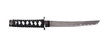 Japanese Steel Sword On White Background