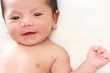 Smiling newborn