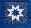 quilt star blue quilt star blue