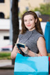 Woman Shopping Spending Limit