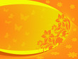 orange background