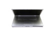 Silver laptop computer isolated on a white studio background