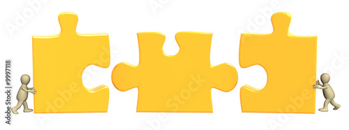 Illustration: Conceptual image - success of teamwork Conceptual image - success of teamwork
