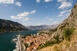 View of Kotor and Kotor bay, Montenegro