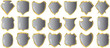 Silver shields