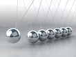 balancing balls Newton's cradle