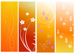 An abstract autumn/fall set of banners vector An abstract autumn/fall set of banners vector