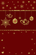 winter vector floral heart design