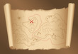 old vector treasure map old vector treasure map