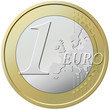 Vektor: Pièce de un euro Pièce de un euro
