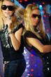 Female singer and guitar player rock out
