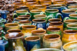 Glazed colourful pottery products ready for sale Glazed colourful pottery products ready for sale