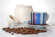 A set of household utensils for coffee