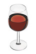 Verre de vin rouge