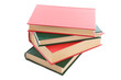 Photo of an four book on a white background