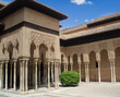 Beautiful medieval moorish palace of Alhambra in Spain